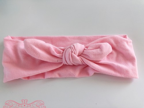 Women Girls 70' 60' Retro Bunny Party bow boho Headband Hair band Bandana Wrap - Picture 23 of 38