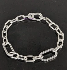 New 100% PANDORA ME 599662C00 925 Silver Link Chain Bracelets