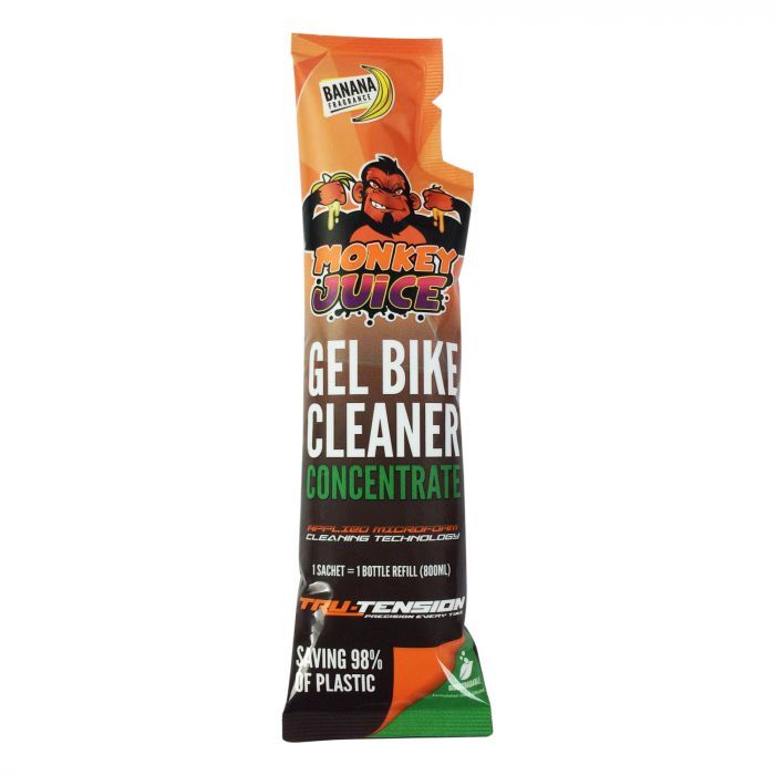 TRU TENSION MONKEY JUICE GEL BIKE CLEANER CONCENTRATE REFIL SACHET 100ML