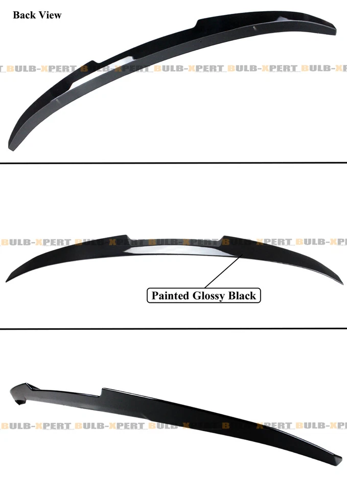 Alerón tapa maletero negro brillante pintado estilo Nissan Altima JDM M4 2019-2025 Foto 3 de 4