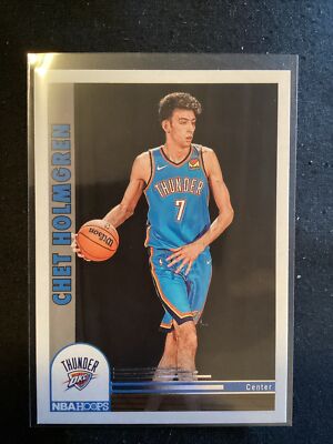 2022-23 Panini NBA Hoops Chet Holmgren Tribute Rookie RC #282 OKC