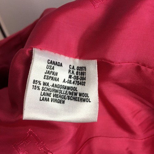 ESCADA Vintage 80s Hot Pink Oversized Jacket Blazer Angora Wool Womens 44 Large - Picture 8 of 12