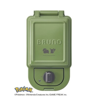 NEW) Hot Sandwich Maker Single Pokemon x BRUNO AC100V 3colors