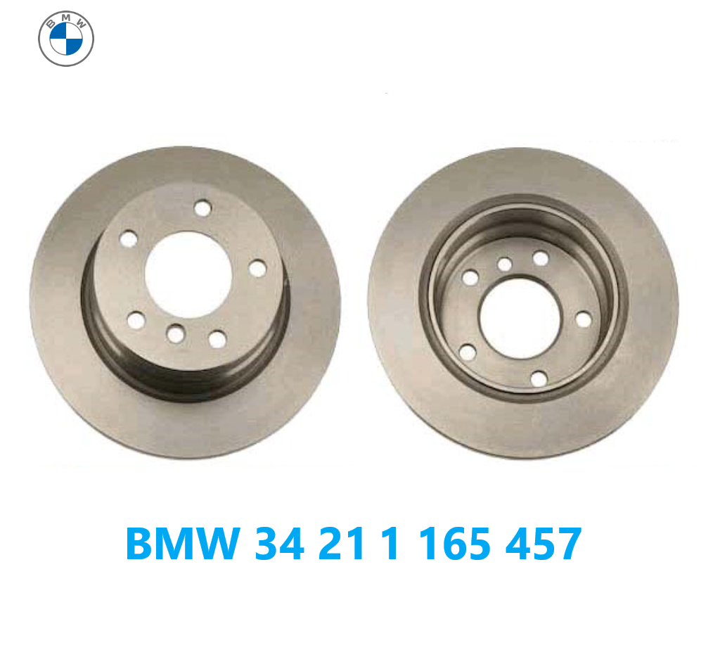 2x Original BMW 34211165457 Brake Discs Ø 280x10 mm Rear 2x Original BMW 34211165457 Brake Discs Ø 280x10 mm Rear
