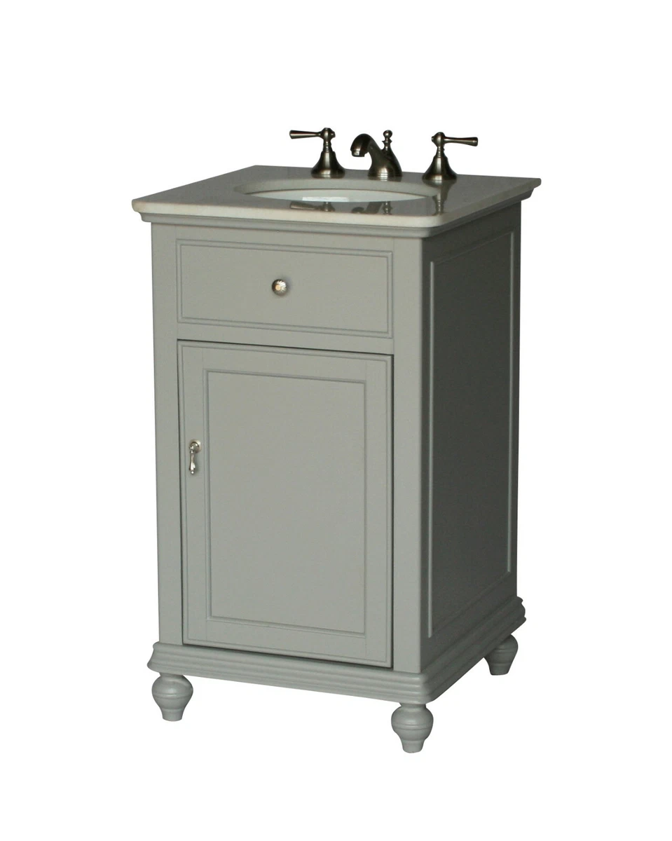 21 inch bathroom vanity with sink outlet