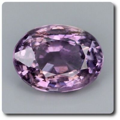 Spinelle Lilas 1,02 Carats De Sri Lanka - Coupe Ovale, Clarté VS1, Neuf Sans Emballage