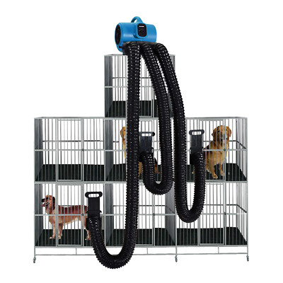 XPOWER X-400TF MDK Handsfree Drying Pet Grooming Cage Dryer Multicage Drying Kit