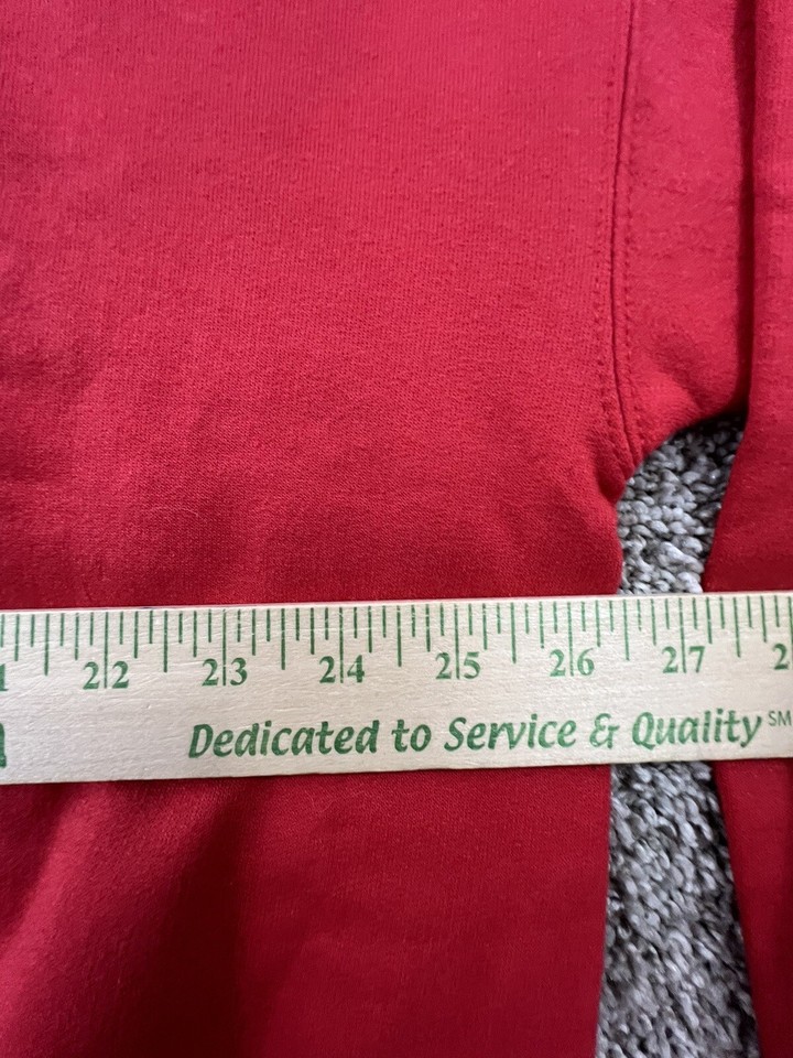 Vintage 90s Champion Sweater Mens 2XL Red Seneca Glencoe MN Pullover