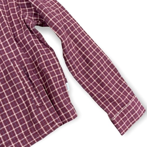 Quiksilver Long Sleeve Zip-Up Shirt jacket plaid cropped shacket - Picture 4 of 9