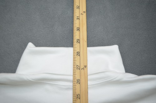 LL Bean Pima Turtleneck Shirt Women's Plus Size 2X White NWT $35 - Imagen 8 de 9