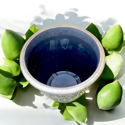 Decorative Outdoor Flower Pot | Antique Look Grapevine Patio Planter 37cm - Picture 30 of 44