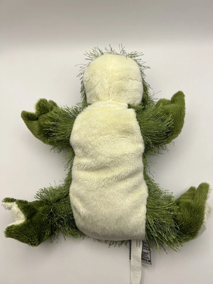 Ganz Webkinz Green Fuzzy Frog Plush Stuffed Animal Collectible Toy 7.5” - Image 3 of 4