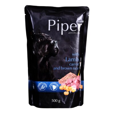 5902921300281 Dolina Noteci Piper mit Lamm, Karotte und braunem Reis - Nasses Hu