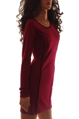 Derek Heart Womens Juniors Burgundy Red Tight Dress Stretch Spandex Medium  NEW | eBay