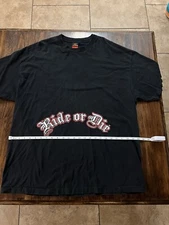 Hot leathers Ride Or Die T-Shirt Motorcycle 