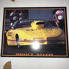 Bruce Allen Slick 50  Racing Poster Card  8''x11''