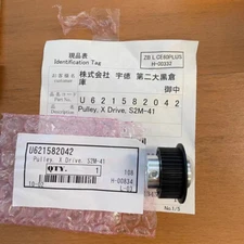 New Original Graphtec CE6000 X Drive PULLEY S2M-41 / Paper Feed Shaft Black Gear