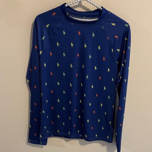 Polo Ralph Lauren Blue Youth swim shirt size xl