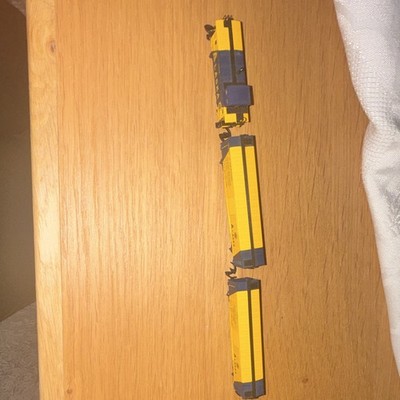 Alaska Railroad Zugset 3-teilig mit Güterzuglok & 2 Güterwagen gelb/blau