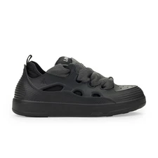 NIB LANVIN DARK GRAY CURB MOULEE EN EVA SNEAKERS SIZE 41 $1260