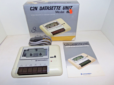 Commodore Computer C2N Datasette Unit Model 1530 Cassette Drive in Original Box
