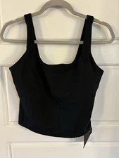 Fabletics women’s black tank top active wear size M