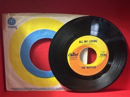 ENGLISH INVASION-BEATLES-THIS BOY/ALL MY LOVING-CAPITOL 72144 1967 Canada VG+ 7"