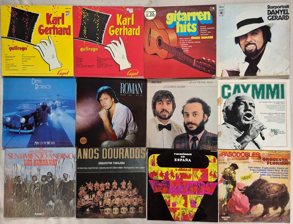 Konvolut / Sammlung - 96x LP - Weltmusik (Jazz, Folk, Pop, Rock, Chanson, etc.) - Bild 2 von 4