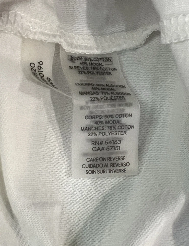 Blusa para mujer Calvin Klein mangas abullonadas talla XP crema Foto 4 de 4