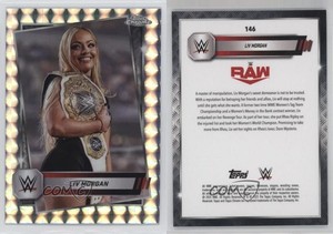2025 Topps Chrome WWE Geometric Refractor Liv Morgan #146