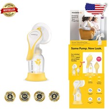 Medela Harmony Manual Breast Pump Swiss Compact BPA-Free 2-Phase Expression