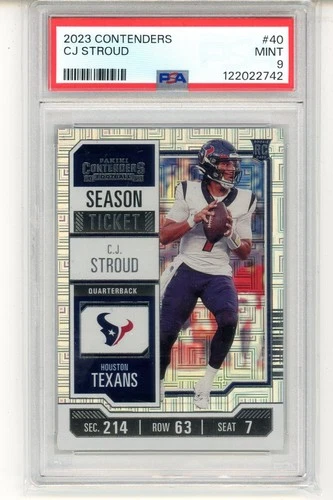 2023 Contenders #40 CJ Stroud RC Rookie PSA 9 MINT (EN)