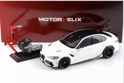MOTORHELIX Alfa Romeo Giulia GTAm White Trofeo # M89006 1:18 New in Box