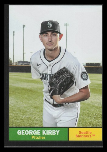 2024 Topps Archives Black Foilboard #70 George Kirby - Picture 1 of 2