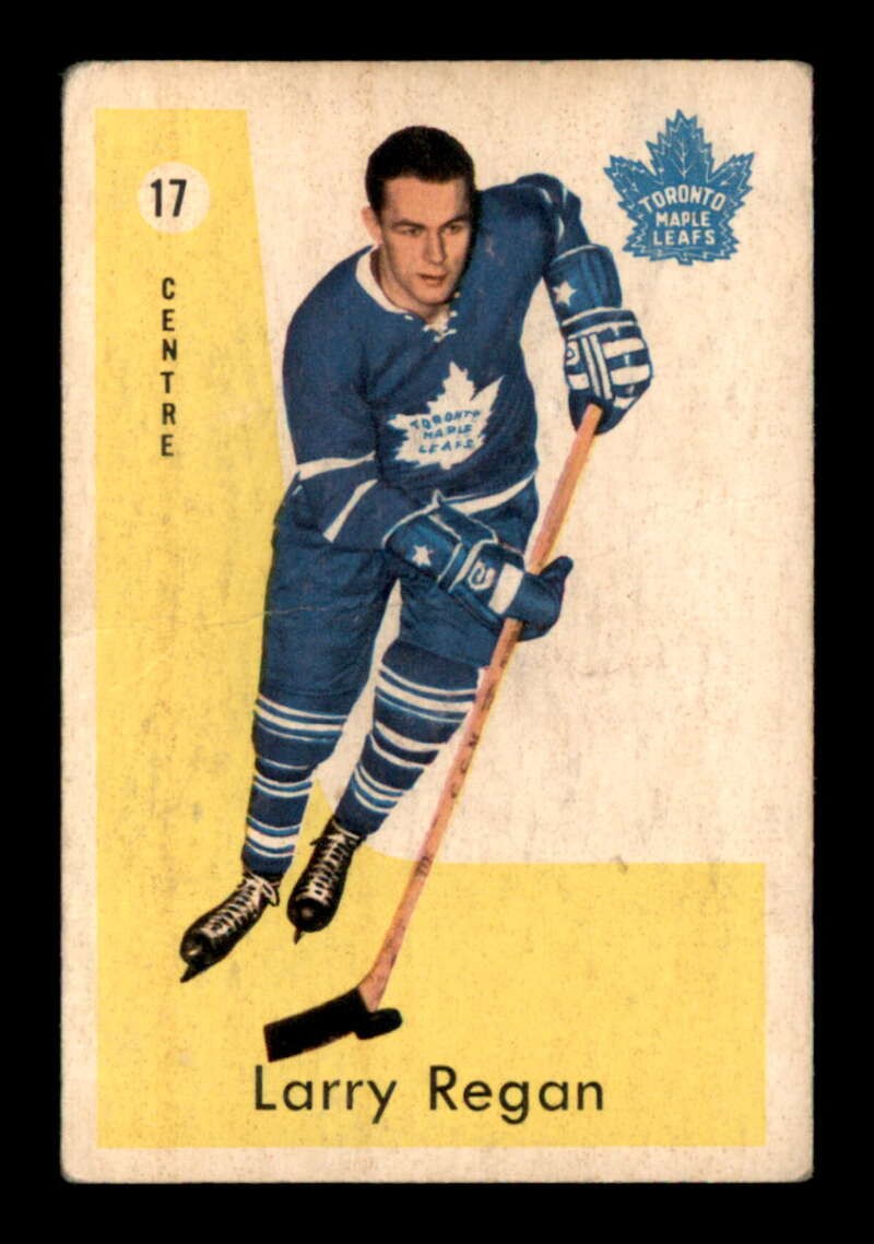 Larry Regan #17 (Hockey Cards 1959 Parkhurst) — is it worth grading?