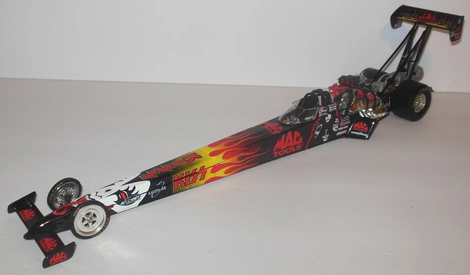 2001 Action Doug Kalitta Mac инструменты / Kiss рок-группа 1:24 драгстер Бесплатная доставка - Изображение 3 из 4