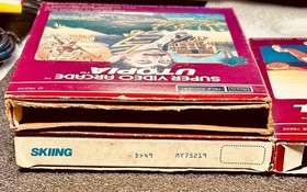 Sears Tele-Games Intellivision Super Video Arcade Utopia,Basketball & Skiing CIB