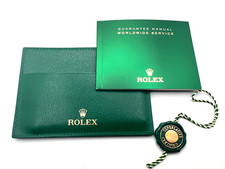 ROLEX Green Tag Pass Case garanzia set di traduzione originale
