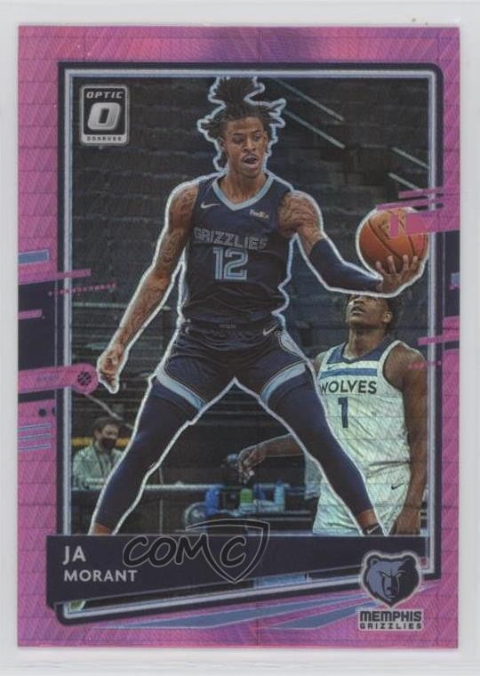 2020-21 Panini Donruss Optic Hyper Pink Prizm Ja Morant #117 1b33