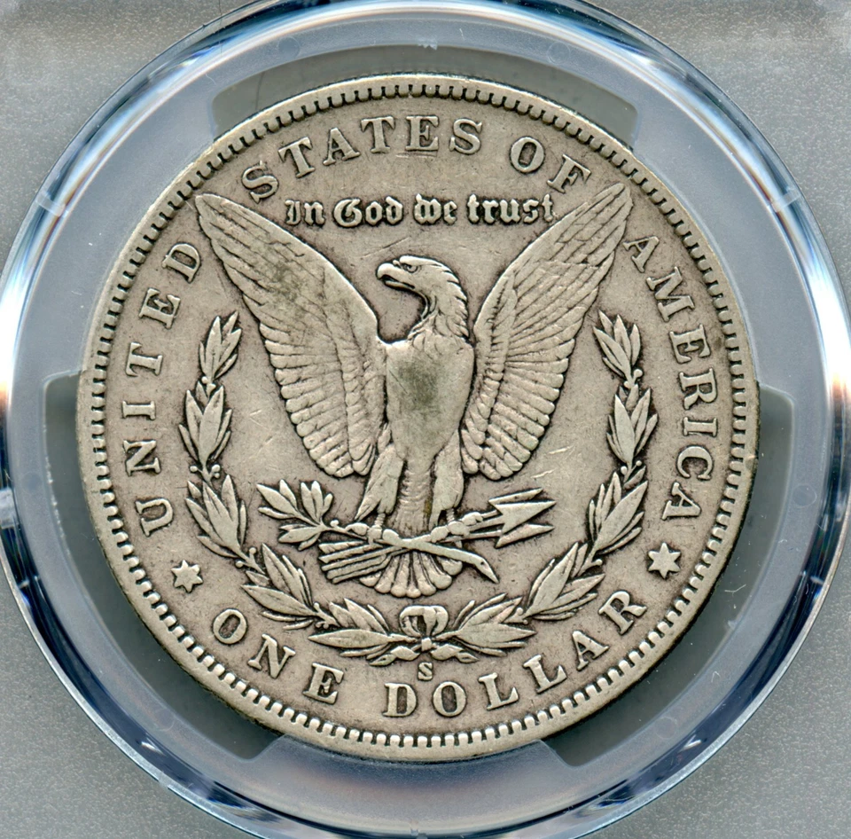 1899 S Morgan Silver Dollar PCGS VF 20 - Image 4 of 4