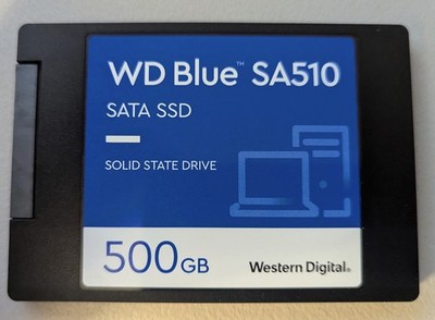 Western Digital WD Blue SA510 500GB 2.5''  Solid State Drive SSD WDS500G3B0A
