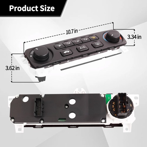 Fits For 2001 2002 Honda Accord Climate Control Module Panel 79600-S84-A21ZA - Picture 3 of 14