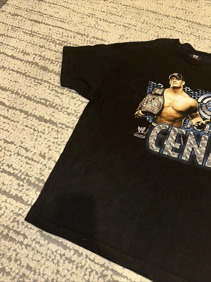 Vintage WWE John Cena Chain Gang Double Sided Graphic T-Shirt Size 2XL - Image 4 of 4