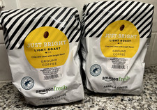 Amazon Fresh Arabica Ground Coffee Light Roast 32 Oz Each 2 Bags Fast Ship