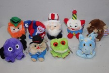 Vintage Puffkins Plush Lot of 9 New leprechaun Monster Clown