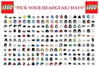 ☀️NEW Lego PICK YOUR HEAD GEAR Hat Minifigure minifig figure bulk Parts Pieces