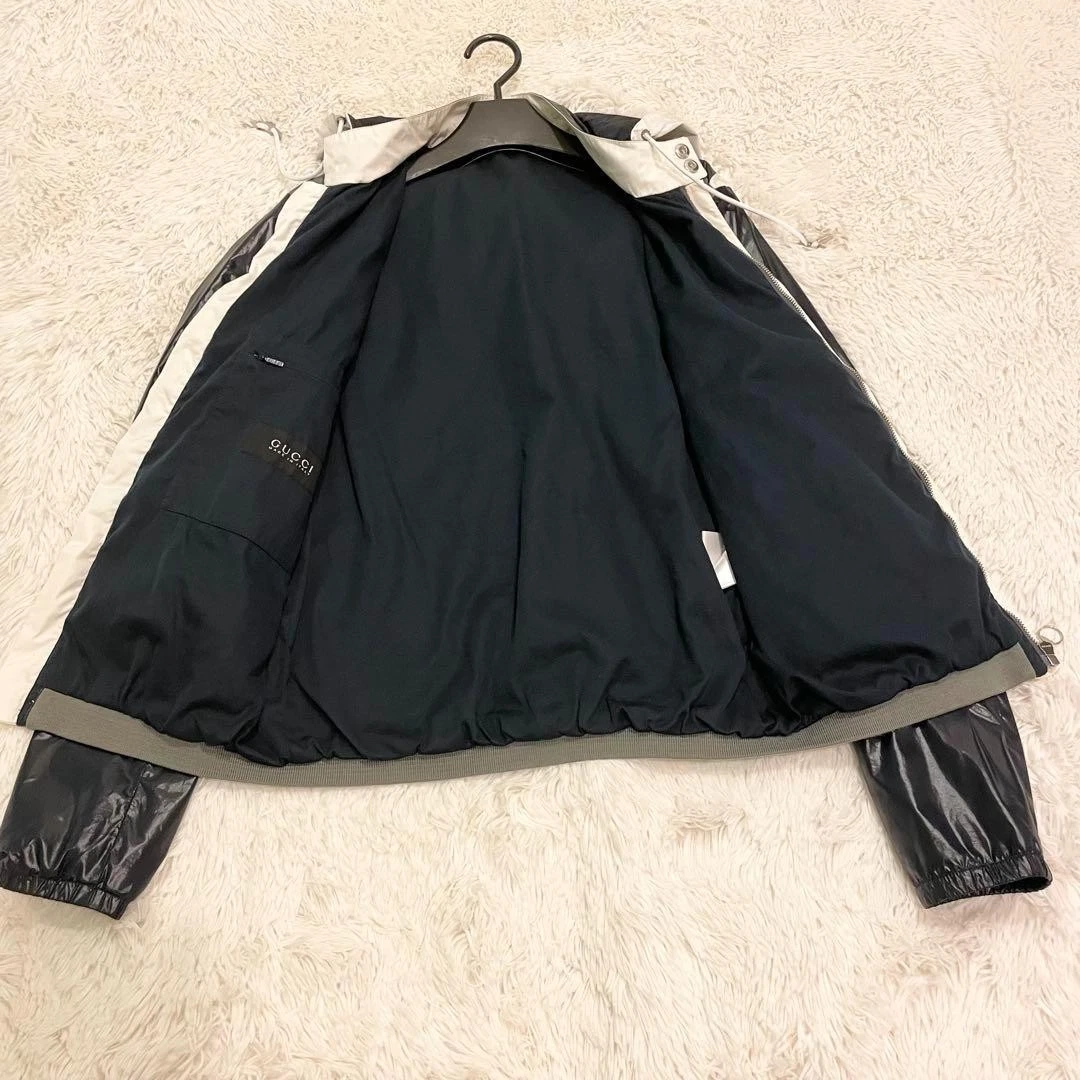 Gucci Nylon Blouson Felpa con Cappuccio L Usatoo Otti Uomoa Donnatabile