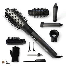 7MAGIC 6 in 1 Hair Dryer Set with Styling Brushes & Curling Irons 110,000 RPM