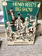 Henry Reed's Big Show Keith Robertson 1970 1st Edition Hardcover DJ Ex Library