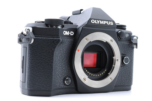 N Mint Olympus OM-D E-M5 Mark II 16.1MP Digital Camera Body Black w/ Flash Grip - Picture 4 of 24
